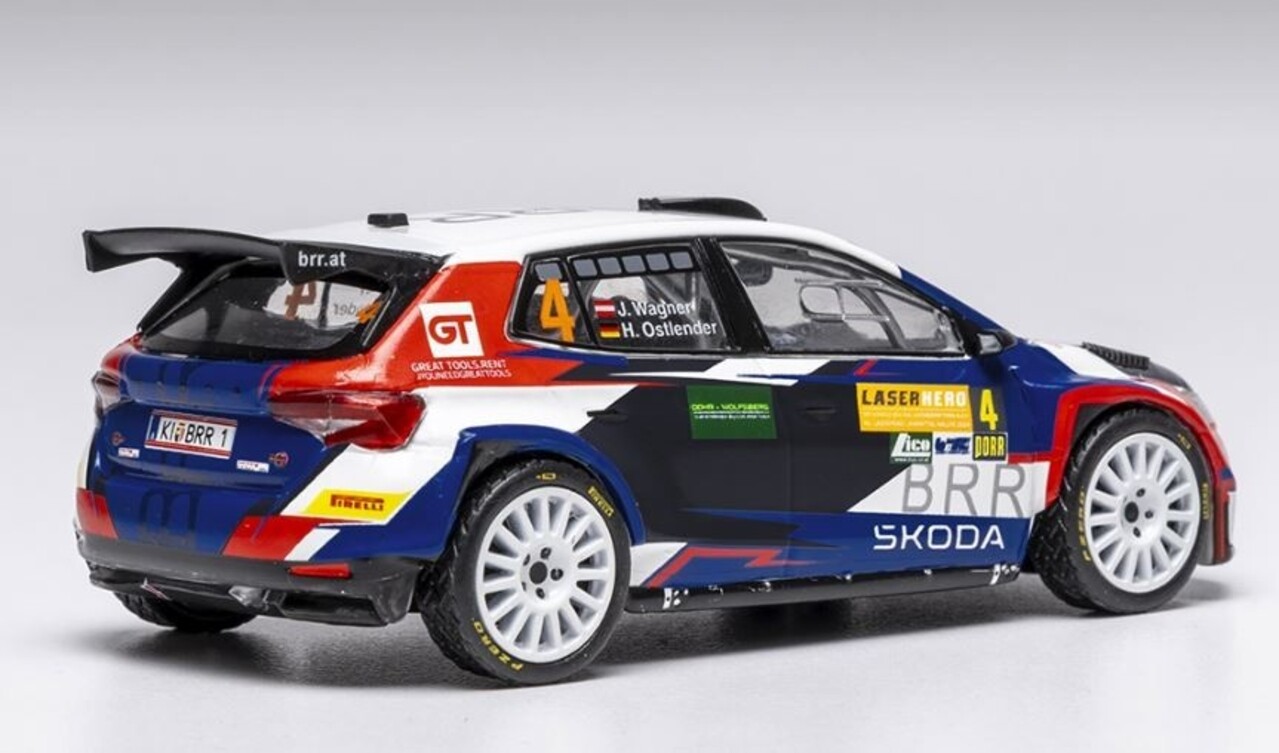 Skoda Skoda Fabia RS Rally 2 #4 Rally WM Lavanttal Rally (Austria) 2024 - 1:43 - IXO Models Skoda Skoda Fabia RS Rally 2 #4 Rally WM Lavanttal Rally (Austria) 2024 - 1:43 - IXO Models