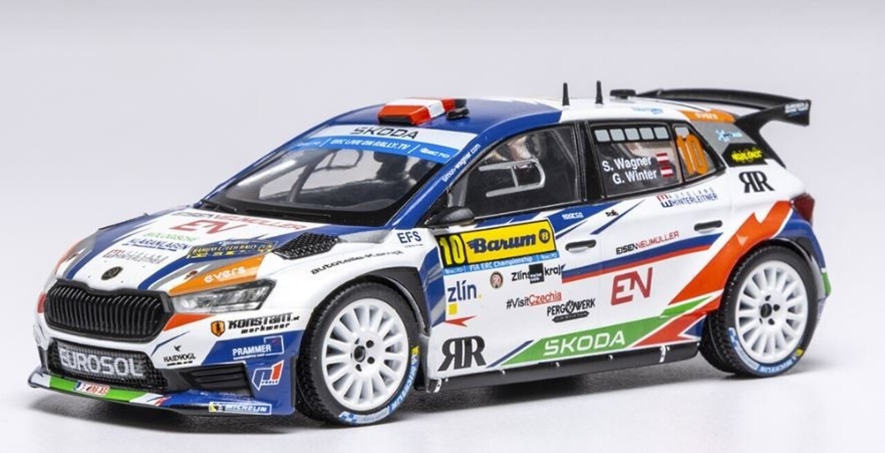 Skoda Skoda Fabia Rally2 #10 Rally WM Barum Rally (CZ) 2023 - 1:43 - IXO Models Skoda Skoda Fabia Rally2 #10 Rally WM Barum Rally (CZ) 2023 - 1:43 - IXO Models