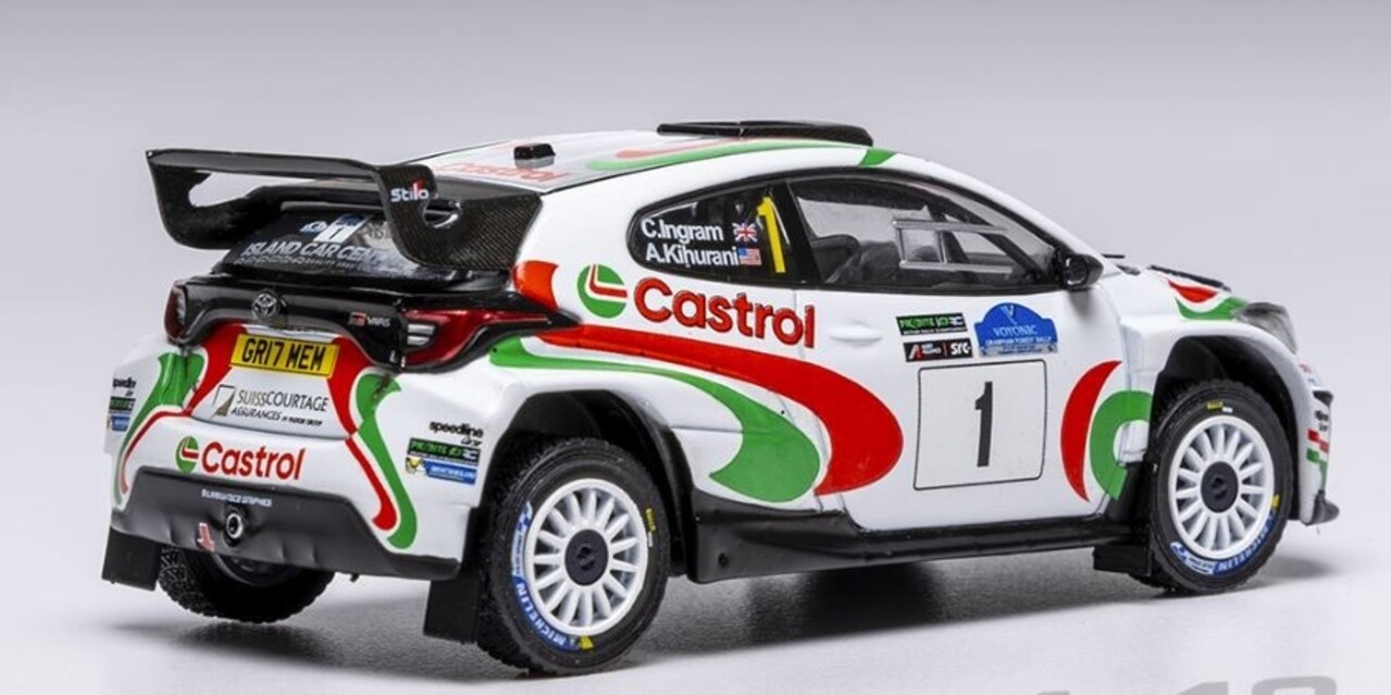 Toyota Toyota GR Yaris Rally 2 #1 Rally WM Voyonic Grampian Forest Rally 2024 (Scotland)- 1:43 - IXO Models Toyota Toyota GR Yaris Rally 2 #1 Rally WM Voyonic Grampian Forest Rally 2024 (Scotland)- 1:43 - IXO Models