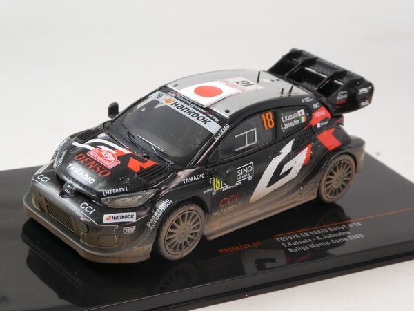 Toyota Toyota GR Yaris Rally 1 #18 WRC Rally Monte Carlo 2025 (Dirty Version) - 1:43 - IXO Models Toyota Toyota GR Yaris Rally 1 #18 WRC Rally Monte Carlo 2025 (Dirty Version) - 1:43 - IXO Models