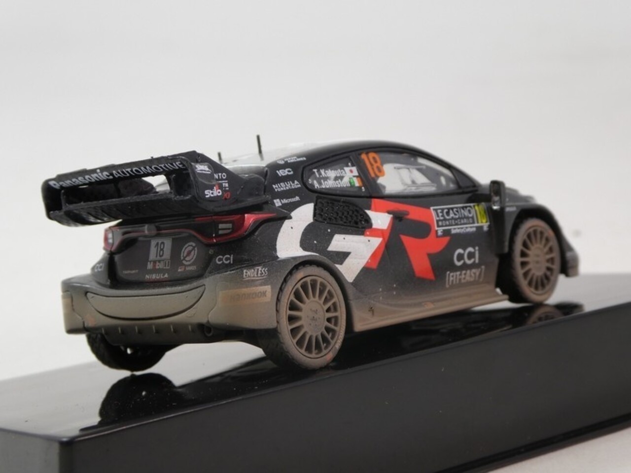 Toyota Toyota GR Yaris Rally 1 #18 WRC Rally Monte Carlo 2025 (Dirty Version) - 1:43 - IXO Models Toyota Toyota GR Yaris Rally 1 #18 WRC Rally Monte Carlo 2025 (Dirty Version) - 1:43 - IXO Models