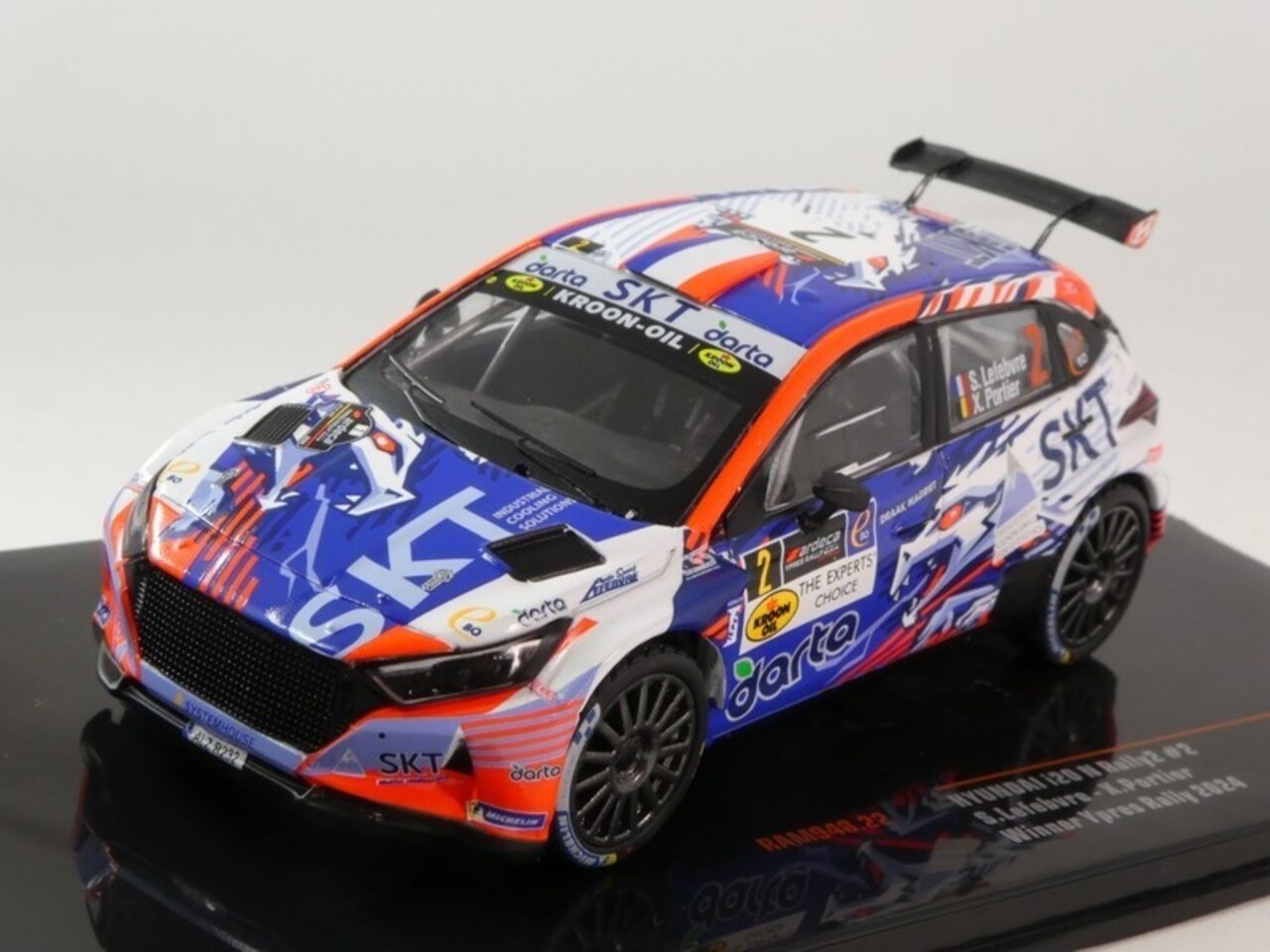 Hyundai Hyundai i20 N Rally 2 #2 WM Winner Rally Ypres 2024 - 1:43 - IXO Models Hyundai Hyundai i20 N Rally 2 #2 WM Winner Rally Ypres 2024 - 1:43 - IXO Models