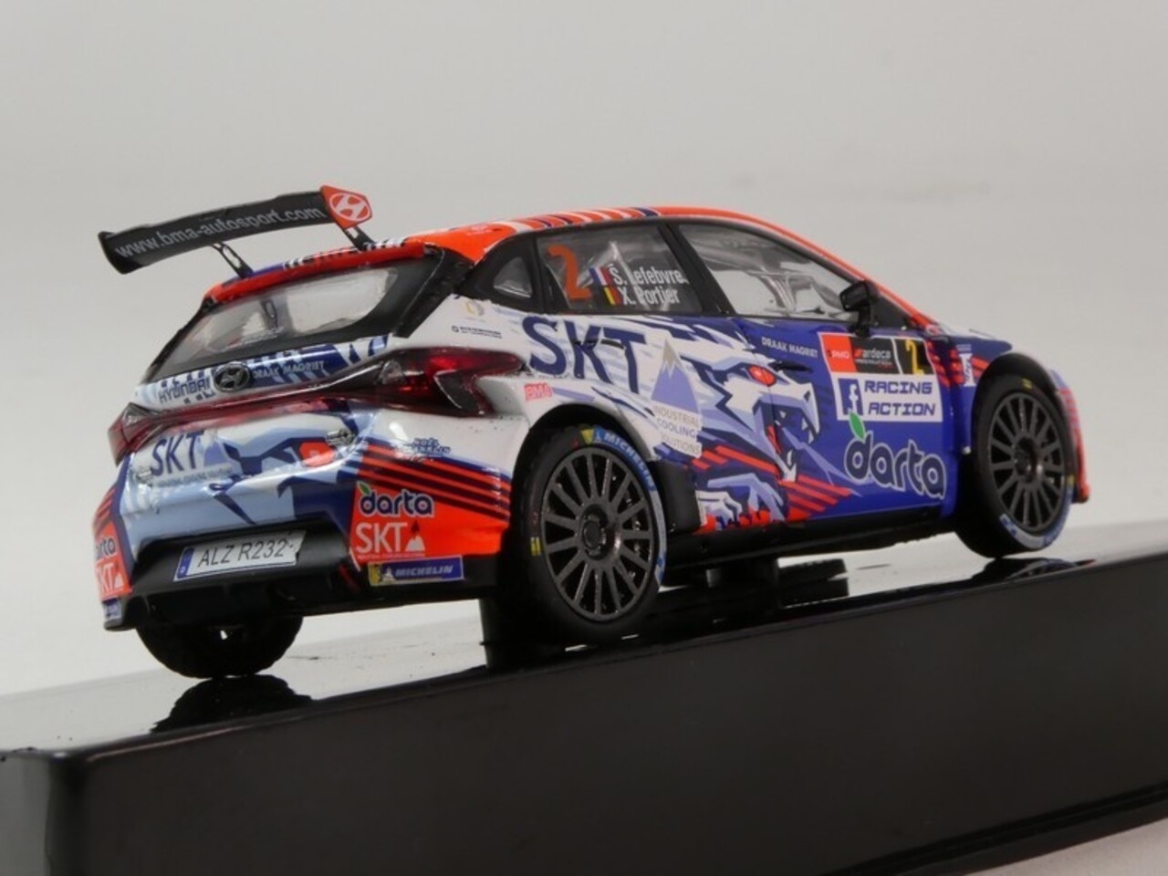 Hyundai Hyundai i20 N Rally 2 #2 WM Winner Rally Ypres 2024 - 1:43 - IXO Models Hyundai Hyundai i20 N Rally 2 #2 WM Winner Rally Ypres 2024 - 1:43 - IXO Models