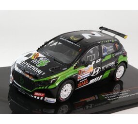 Hyundai Hyundai i20 N Rally 2 #1 Team BRC Racing Winner Rally Daybreaker (New Zealand) 2024 - 1:43 - IXO Models Hyundai Hyundai i20 N Rally 2 #1 Team BRC Racing Winner Rally Daybreaker (New Zealand) 2024 - 1:43 - IXO Models