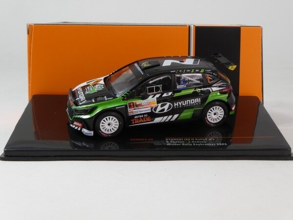 Hyundai Hyundai i20 N Rally 2 #1 Team BRC Racing Winner Rally Daybreaker (New Zealand) 2024 - 1:43 - IXO Models Hyundai Hyundai i20 N Rally 2 #1 Team BRC Racing Winner Rally Daybreaker (New Zealand) 2024 - 1:43 - IXO Models
