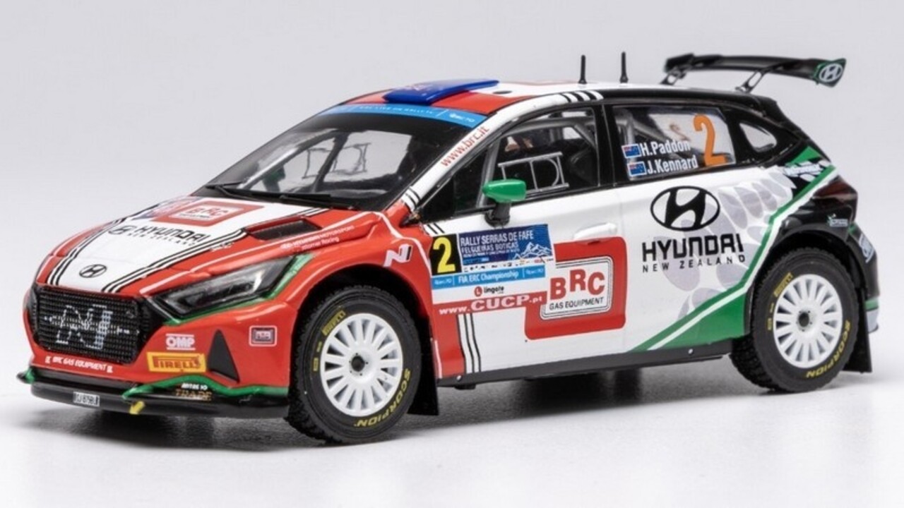 Hyundai Hyundai i20 N Rally 2 #2 Winner Rally Serras de Fafe (Portugal) 2023 - 1:43 - IXO Models Hyundai Hyundai i20 N Rally 2 #2 Winner Rally Serras de Fafe (Portugal) 2023 - 1:43 - IXO Models