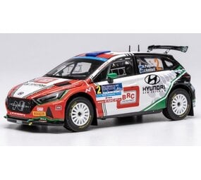 Hyundai Hyundai i20 N Rally 2 #2 Winner Rally Serras de Fafe (Portugal) 2023 - 1:43 - IXO Models Hyundai Hyundai i20 N Rally 2 #2 Winner Rally Serras de Fafe (Portugal) 2023 - 1:43 - IXO Models