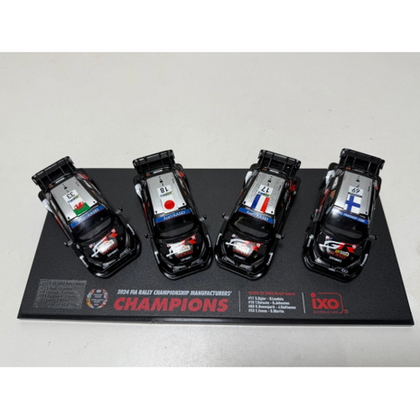 Toyota Toyota SET 4x GR Yaris Rally 1 Hybrid #33 #18 #17 #69 Racing 2024 - 1:43 - IXO Models