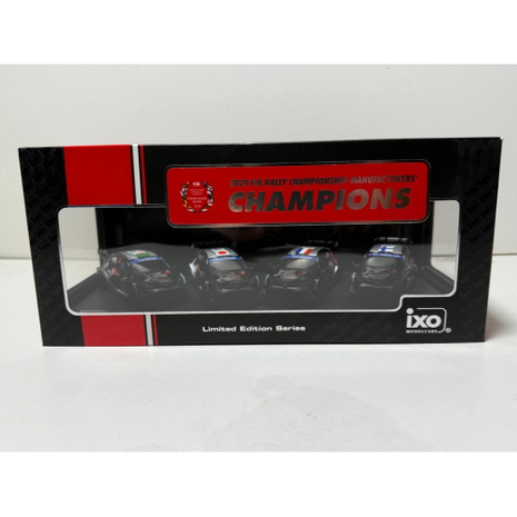 Toyota Toyota SET 4x GR Yaris Rally 1 Hybrid #33 #18 #17 #69 Racing 2024 - 1:43 - IXO Models