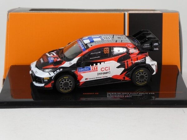 Toyota Toyota GR Yaris Rally 1 Hybrid #69 Rally WM Rally Finland 2024 - 1:43 - IXO Models Toyota Toyota GR Yaris Rally 1 Hybrid #69 Rally WM Rally Finland 2024 - 1:43 - IXO Models