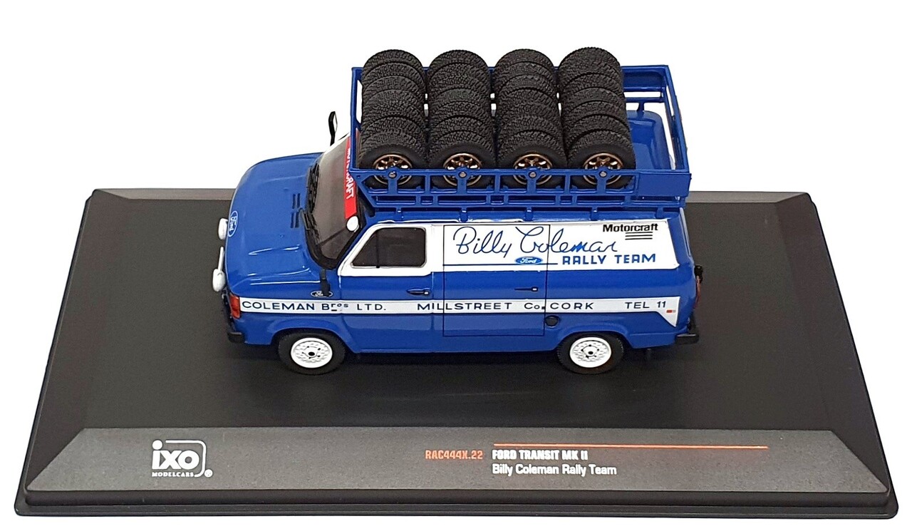 Ford Ford Transit MKI 'Billy Coleman Rally Team' Assistance Vehicle - 1:43 - IXO Models Ford Ford Transit MKI 'Billy Coleman Rally Team' Assistance Vehicle - 1:43 - IXO Models