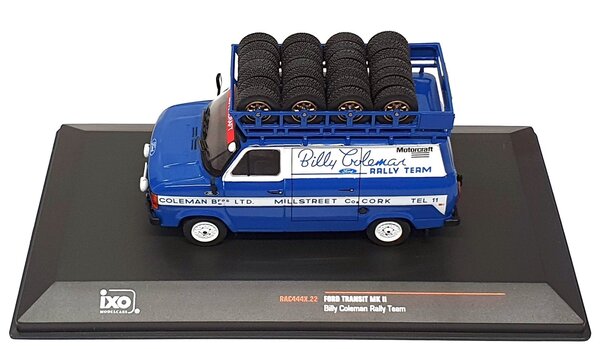 Ford Ford Transit MKI 'Billy Coleman Rally Team' Assistance Vehicle - 1:43 - IXO Models Ford Ford Transit MKI 'Billy Coleman Rally Team' Assistance Vehicle - 1:43 - IXO Models