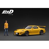 Mazda Mazda RX-7 (FD3S) Initial D + Figure Mr. Keisuke Takahashi - 1:18 - Ignition Model Mazda Mazda RX-7 (FD3S) Initial D + Figure Mr. Keisuke Takahashi - 1:18 - Ignition Model