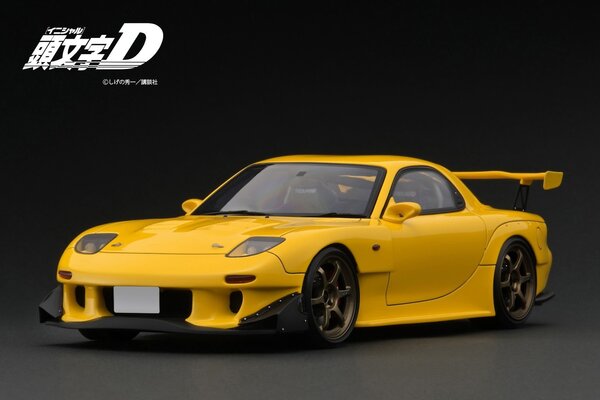 Mazda Mazda RX-7 (FD3S) Initial D + Figure Mr. Keisuke Takahashi - 1:18 - Ignition Model Mazda Mazda RX-7 (FD3S) Initial D + Figure Mr. Keisuke Takahashi - 1:18 - Ignition Model