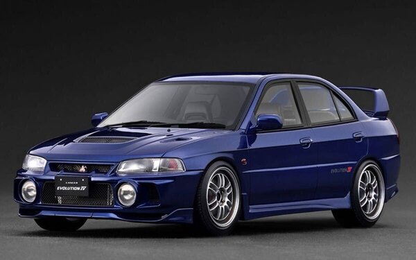 Mitsubishi Mitsubishi Lancer Evolution IV (CN9A) - 1:18 - Ignition Model Mitsubishi Mitsubishi Lancer Evolution IV (CN9A) - 1:18 - Ignition Model