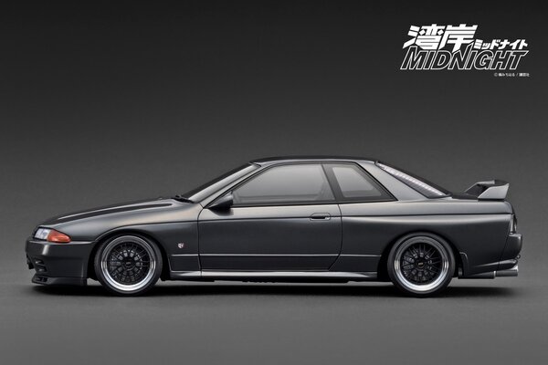 Nissan Nissan Skyline GT-R (R32) 'Midnight' Reina's R + Figure Ms.Reina Akikawa  - 1:18 - Ignition Model