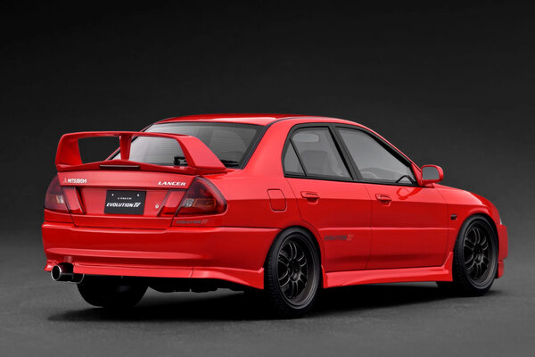 Mitsubishi Mitsubishi Lancer Evolution IV (CN9A) - 1:18 - Ignition Model Mitsubishi Mitsubishi Lancer Evolution IV (CN9A) - 1:18 - Ignition Model
