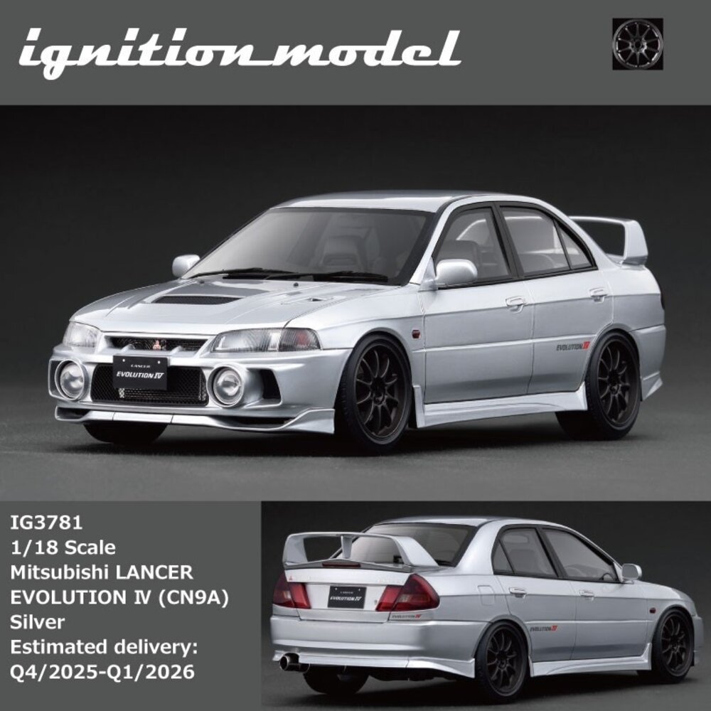 Mitsubishi Mitsubishi Lancer Evolution IV (CN9A) - 1:18 - Ignition Model