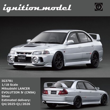 Mitsubishi Mitsubishi Lancer Evolution IV (CN9A) - 1:18 - Ignition Model