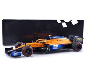 Formule 1 McLaren F1 Team MCL35M #4 (Lando Norris) Pole Position Russian GP 2021 - 1:18 - Minichamps Formule 1 McLaren F1 Team MCL35M #4 (Lando Norris) Pole Position Russian GP 2021 - 1:18 - Minichamps