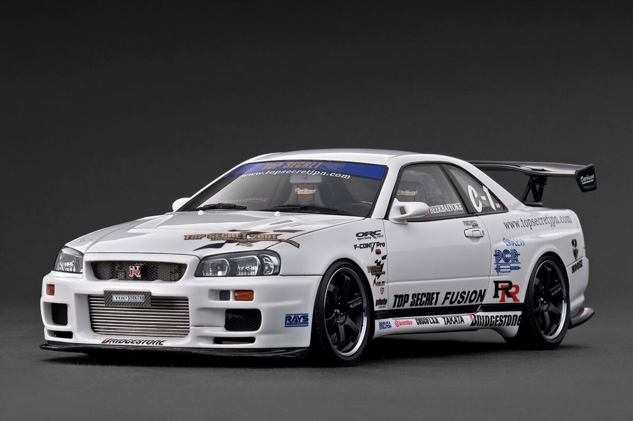 Nissan Nissan Top Secret 34GT-R (BNR34) - 1:18 - Ignition Model Nissan Nissan Top Secret 34GT-R (BNR34) - 1:18 - Ignition Model
