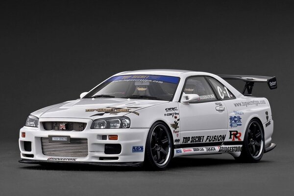 Nissan Nissan Top Secret 34GT-R (BNR34) - 1:18 - Ignition Model Nissan Nissan Top Secret 34GT-R (BNR34) - 1:18 - Ignition Model