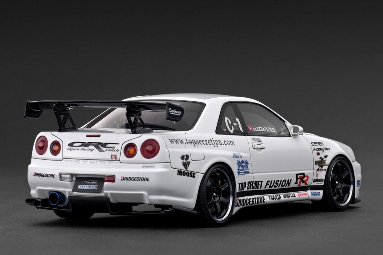 Nissan Nissan Top Secret 34GT-R (BNR34) - 1:18 - Ignition Model Nissan Nissan Top Secret 34GT-R (BNR34) - 1:18 - Ignition Model