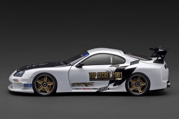 Toyota Toyota TOP SECRET GT300 Supra (A80) - 1:18 - Ignition Model Toyota Toyota TOP SECRET GT300 Supra (A80) - 1:18 - Ignition Model
