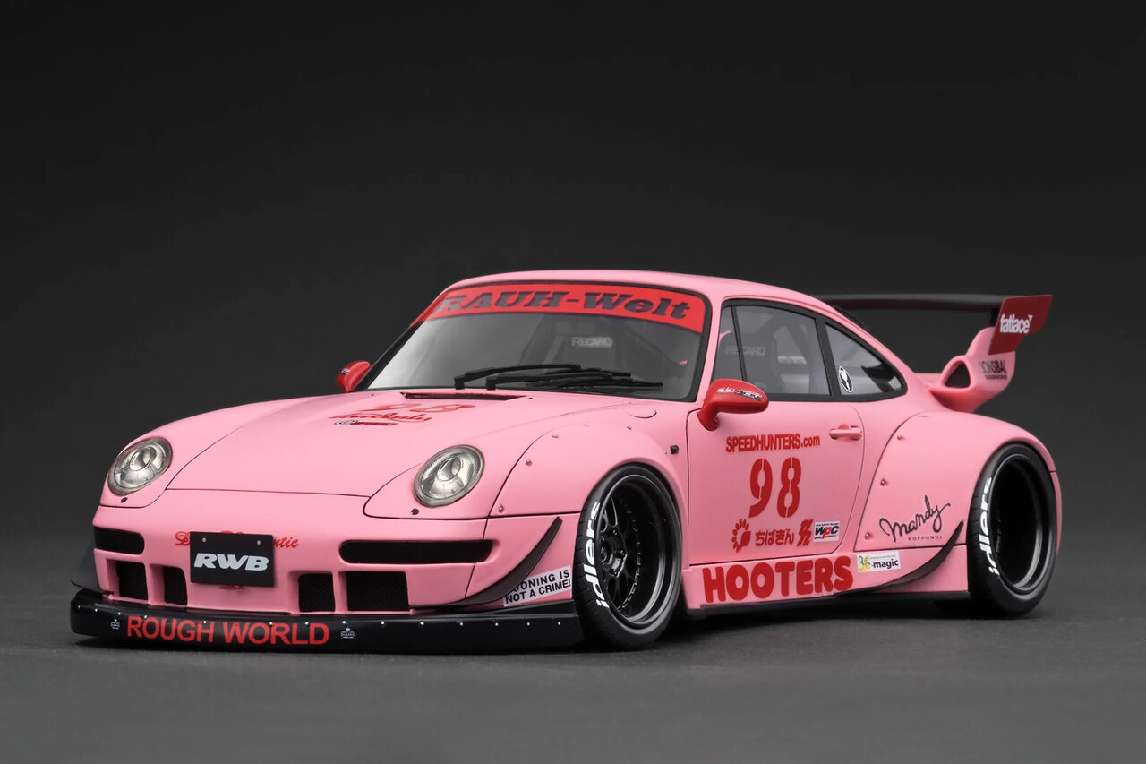 Porsche Porsche RWB 993 #98 'Hooters' - 1:18 - Ignition Model Porsche Porsche RWB 993 #98 'Hooters' - 1:18 - Ignition Model