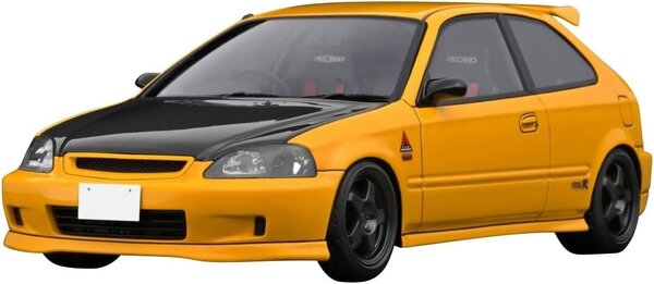 Honda Initial D Honda Civic (EK9) Type R + Carbon Bonnet - 1:18 - Ignition Model Honda Initial D Honda Civic (EK9) Type R + Carbon Bonnet - 1:18 - Ignition Model