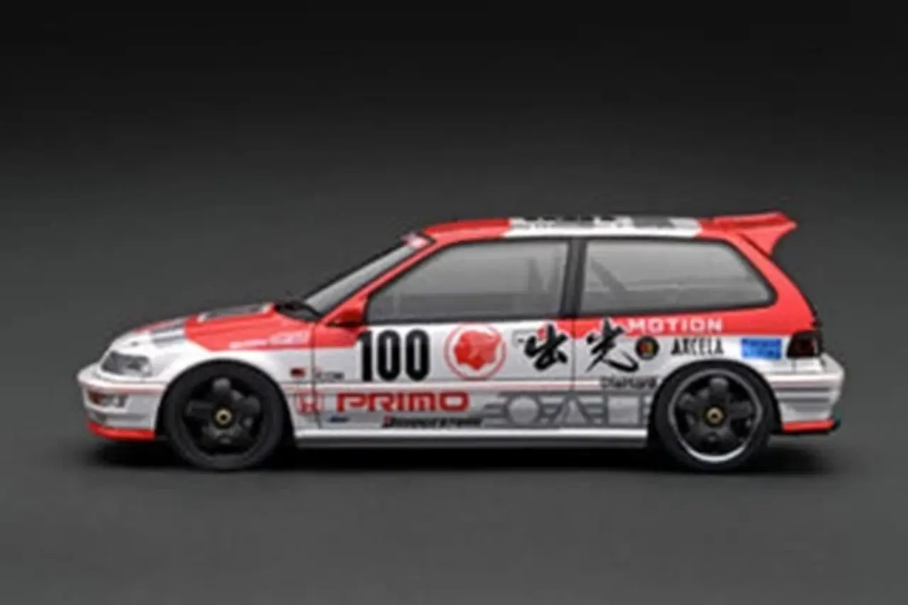 Honda Honda Civic (EF9) SiR #100 - 1:18 - Ignition Model Honda Honda Civic (EF9) SiR #100 - 1:18 - Ignition Model