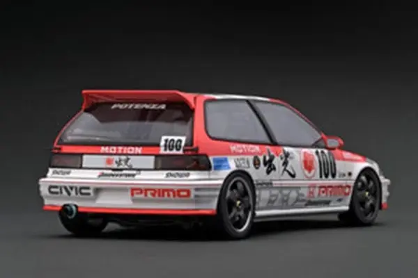 Honda Honda Civic (EF9) SiR #100 - 1:18 - Ignition Model Honda Honda Civic (EF9) SiR #100 - 1:18 - Ignition Model