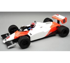 F1 McLaren MP4/1C #8 GP USA 1983 + Driver Niki Lauda - 1:18 - Tecnomodel Mythos F1 McLaren MP4/1C #8 GP USA 1983 + Driver Niki Lauda - 1:18 - Tecnomodel Mythos