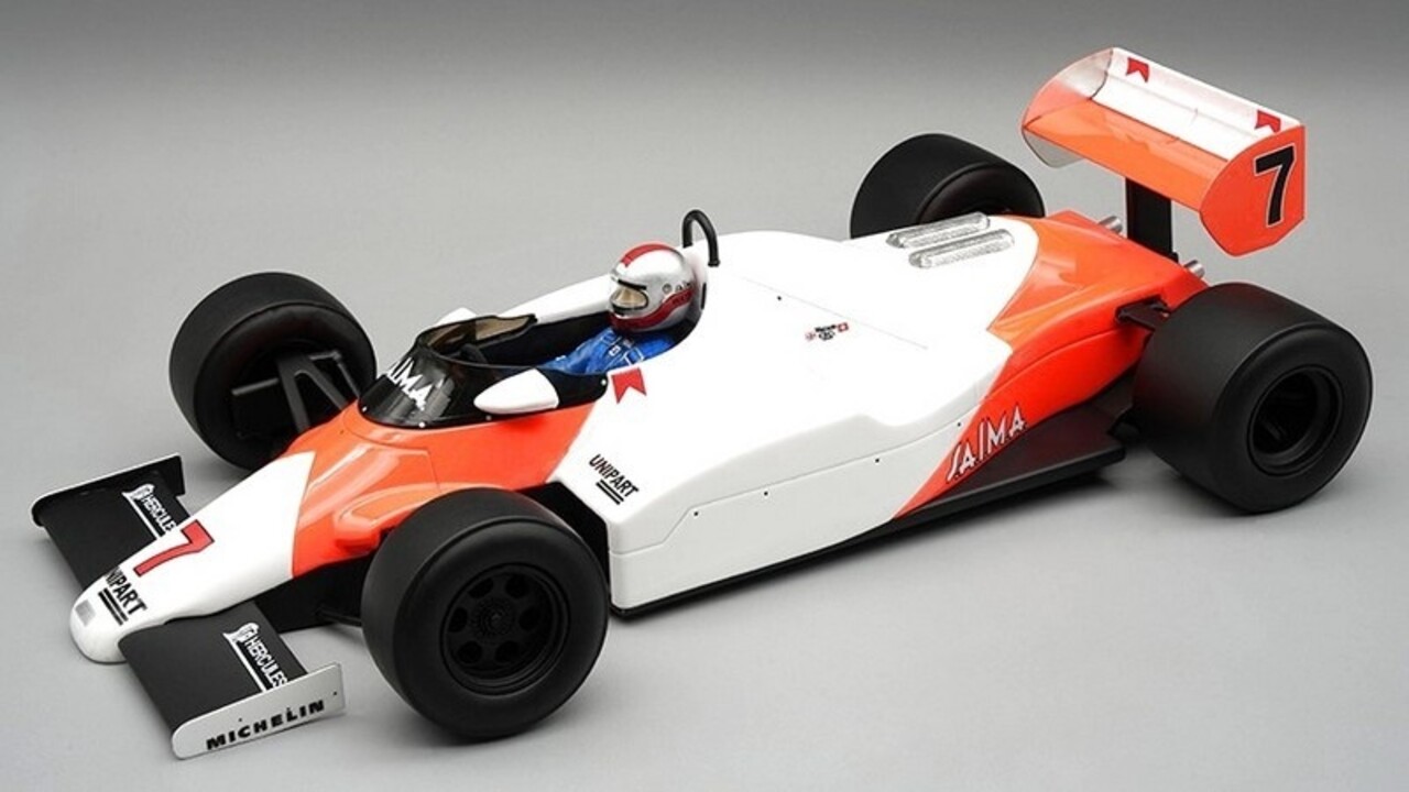 F1 McLaren MP4/1C #7 Winner GP USA 1983 + Driver J.Watson - 1:18 - Tecnomodel Mythos