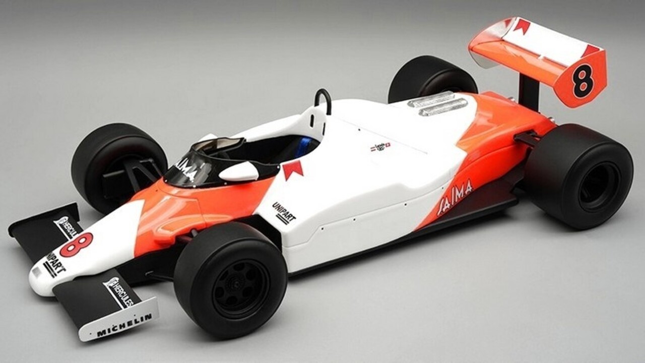 F1 McLaren MP4/1C #8 GP USA 1983 (N.Lauda) - 1:18 - Tecnomodel Mythos F1 McLaren MP4/1C #8 GP USA 1983 (N.Lauda) - 1:18 - Tecnomodel Mythos