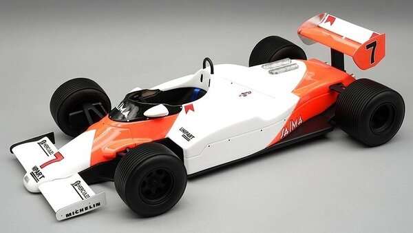 F1 McLaren MP4/1C #7 GP Monaco 1983 (J.Watson) + Rain Tyres - 1:18 - Tecnomodel Mythos F1 McLaren MP4/1C #7 GP Monaco 1983 (J.Watson) + Rain Tyres - 1:18 - Tecnomodel Mythos
