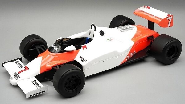 F1 McLaren MP4/1C #7 Silverstone Test Car 1983 (A.Senna) - 1:18 - Tecnomodel Mythos F1 McLaren MP4/1C #7 Silverstone Test Car 1983 (A.Senna) - 1:18 - Tecnomodel Mythos
