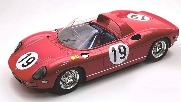 Ferrari Ferrari 330P #19 3rd 24H Le Mans 1964 - 1:18 - Tecnomodel Mythos Ferrari Ferrari 330P #19 3rd 24H Le Mans 1964 - 1:18 - Tecnomodel Mythos