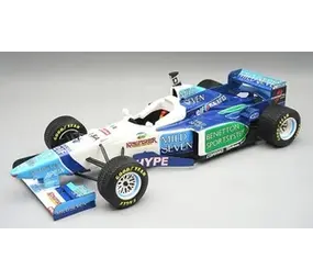 Formule 1 Benetton F1 B196 #3 GP Brazil 1996 (+Rain Tyres) - 1:18 - Tecnomodel Mythos Formule 1 Benetton F1 B196 #3 GP Brazil 1996 (+Rain Tyres) - 1:18 - Tecnomodel Mythos