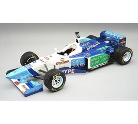 Formule 1 Benetton F1 B196 #4 GP Spain 1996 (+ Rain Tyres) - 1:18 - Tecnomodel Mythos Formule 1 Benetton F1 B196 #4 GP Spain 1996 (+ Rain Tyres) - 1:18 - Tecnomodel Mythos