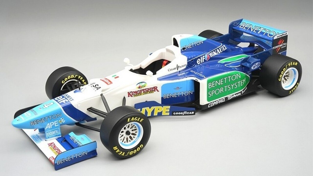 Formule 1 Benetton F1 B196 #4 GP Monaco 1996 - 1:18 - Tecnomodel Mythos Formule 1 Benetton F1 B196 #4 GP Monaco 1996 - 1:18 - Tecnomodel Mythos