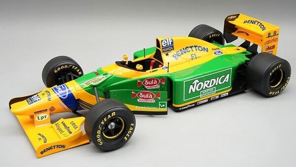 Formule 1 Benetton F1 B193B #0 Ford Test Barcelona 1993 - 1:18 - Tecnomodel Mythos Formule 1 Benetton F1 B193B #0 Ford Test Barcelona 1993 - 1:18 - Tecnomodel Mythos