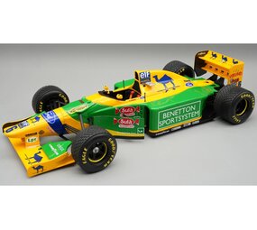Formule 1 Benetton F1 B193B #6 British GP + Rain Tyres 1993 - 1:18 - Tecnomodel Mythos Formule 1 Benetton F1 B193B #6 British GP + Rain Tyres 1993 - 1:18 - Tecnomodel Mythos