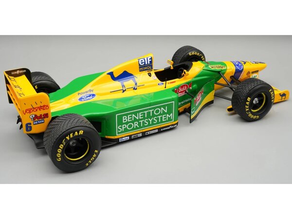 Formule 1 Benetton F1 B193B #6 British GP + Rain Tyres 1993 - 1:18 - Tecnomodel Mythos Formule 1 Benetton F1 B193B #6 British GP + Rain Tyres 1993 - 1:18 - Tecnomodel Mythos