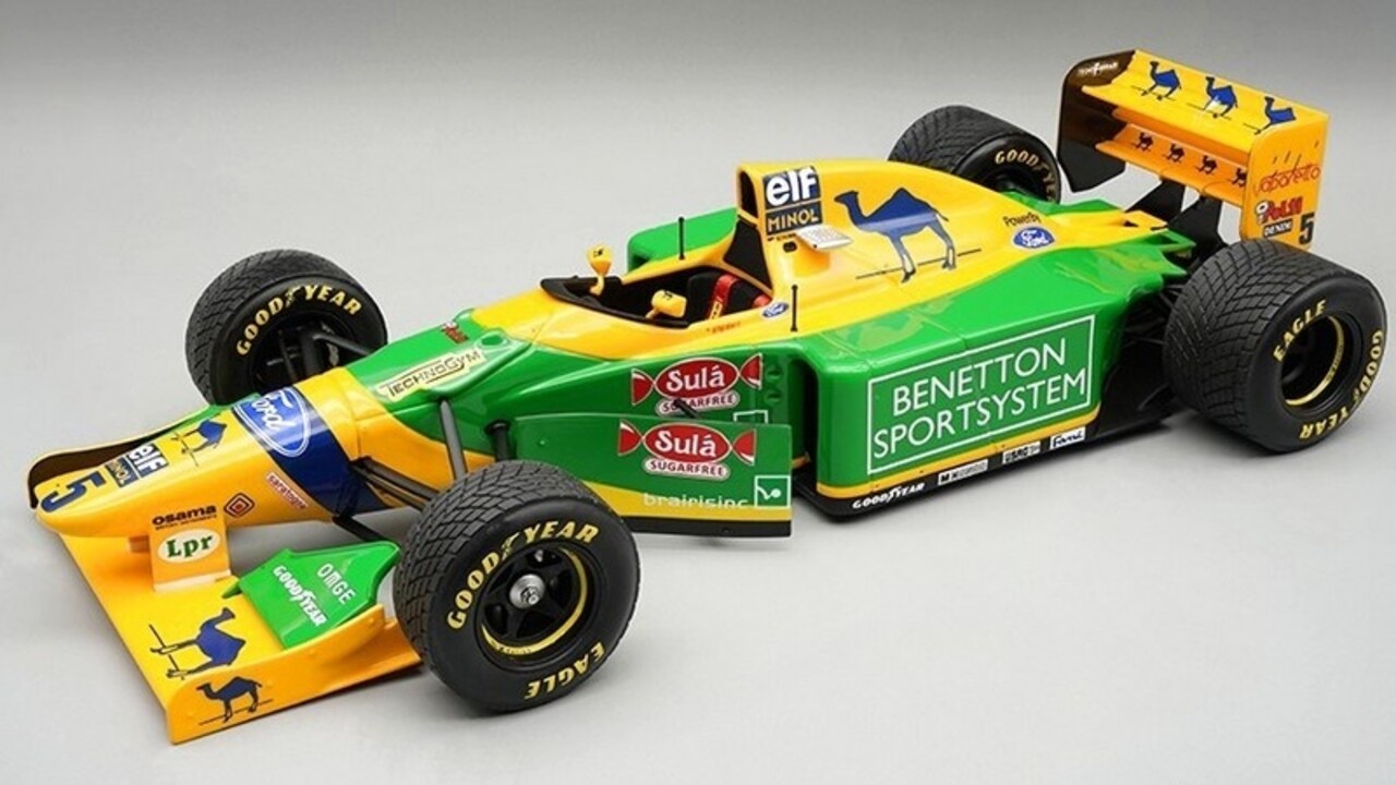 Formule 1 Benetton F1 B193B #5 British GP + Rain Tyres - 1:18 - Tecnomodel Mythos Formule 1 Benetton F1 B193B #5 British GP + Rain Tyres - 1:18 - Tecnomodel Mythos