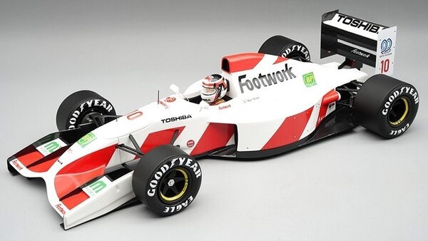 F1 Footwork FA13 #10 GP Japan 1992 + Driver - 1:18 - Tecnomodel Mythos F1 Footwork FA13 #10 GP Japan 1992 + Driver - 1:18 - Tecnomodel Mythos