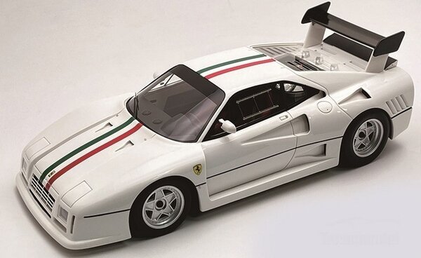 Ferrari Ferrari 288 GTO Evoluzione 1985 + Stripes Italian Flag - 1:18 - Tecnomodel Mythos Ferrari Ferrari 288 GTO Evoluzione 1985 + Stripes Italian Flag - 1:18 - Tecnomodel Mythos
