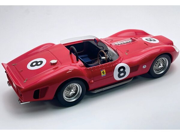 Ferrari Ferrari 330 TRI-LM #8 Winner 400Km Bridgehampton (USA) 1962 - 1:18 - Tecnomodel Mythos Ferrari Ferrari 330 TRI-LM #8 Winner 400Km Bridgehampton (USA) 1962 - 1:18 - Tecnomodel Mythos