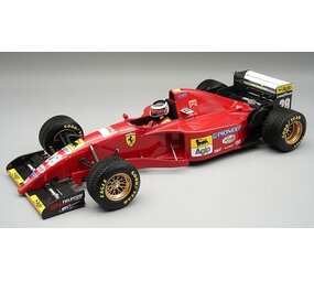 F1 Ferrari 412T2 #28 GP Japan 1995 + Rain Tyres + Driver - 1:18 - Tecnomodel Mythos F1 Ferrari 412T2 #28 GP Japan 1995 + Rain Tyres + Driver - 1:18 - Tecnomodel Mythos