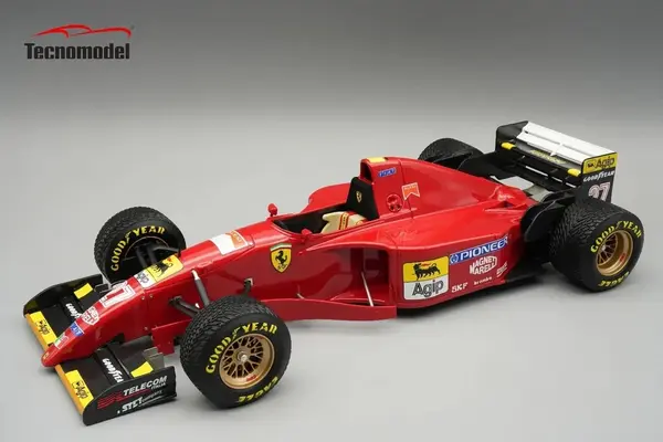 F1 Ferrari 412T2 #27 GP Japan 1995 + Rain Tyres - 1:18 - Tecnomodel Mythos F1 Ferrari 412T2 #27 GP Japan 1995 + Rain Tyres - 1:18 - Tecnomodel Mythos
